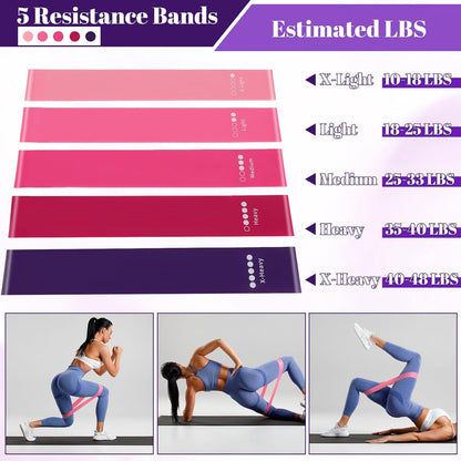 14 Pcs Pilates Kit Home Workout Kit for Women,Pilates Equipment Kit for Gym Studio Travel