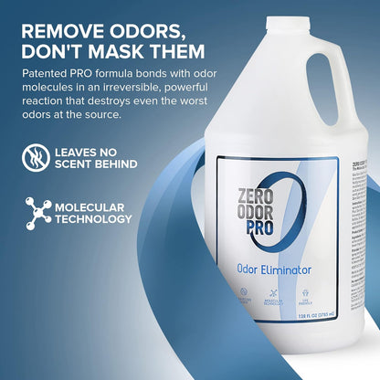 Zero Odor Pro Commercial Strength Odor Eliminator, Room Deodorizer and Air Freshener, Trigger Spray, 32 oz