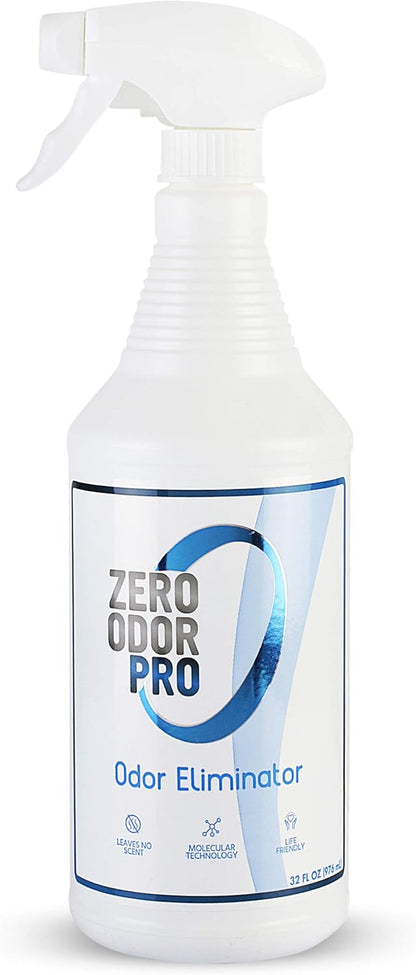 Zero Odor Pro Commercial Strength Odor Eliminator, Room Deodorizer and Air Freshener, Trigger Spray, 32 oz