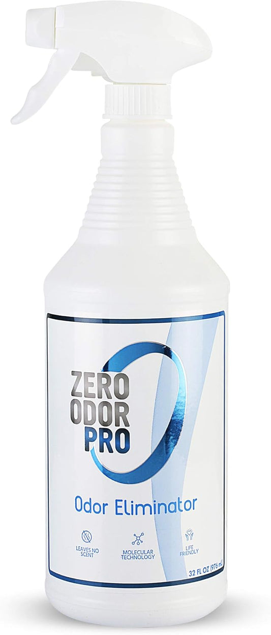 Zero Odor Pro Commercial Strength Odor Eliminator, Room Deodorizer and Air Freshener, Trigger Spray, 32 oz