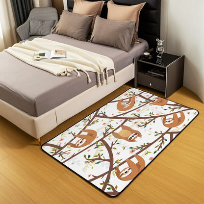 Yoga Area Rug 4x5 Boho Mandala Rugs for Living Room Bedroom Zen Spiritual Super Cozy Decorative Carpet Women Adults Floor Mats Home Decor
