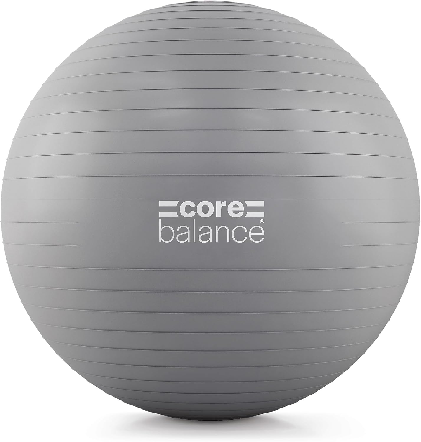 Core Balance Exercise Ball, Stability Ball for Yoga, Pilates and Fitness, Gym Ball for Home Gym and Office Chair, Training, Physical Therapy, Anti Burst, Pump Included, 55cm 65cm 75cm 85cm