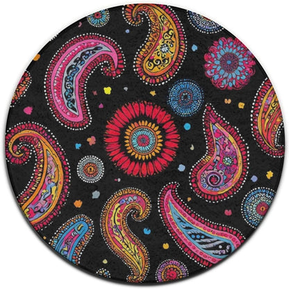 Room Sofa Yoga Soft Round Carpet, Home Decor Non Slip Kitchen Office Circle Rug, Machine Washable Modern Round Area Rug Beach Turtles, 60inch
