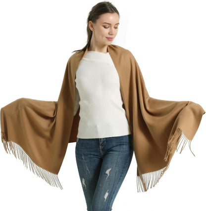 Pashmina Scarf and Shawl - Soft Women Pashminas Wrap for Wedding Evening Party dresses