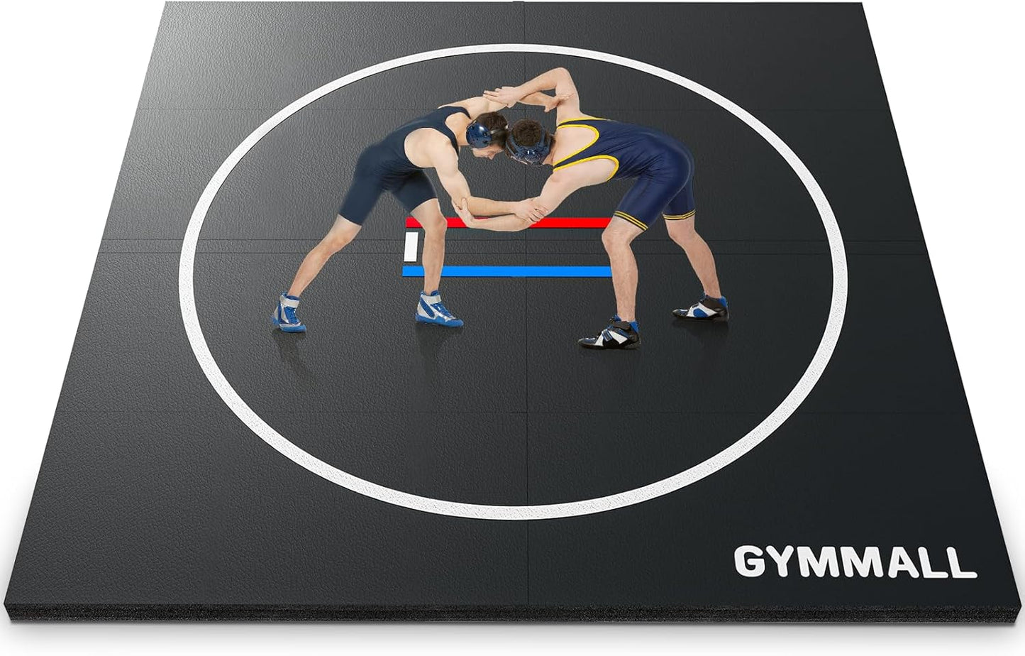 Wrestling Mat 10'x10'/6.6'x10' for Home Outdoor Indoor, 1.2" Thick Foldable XPE Jiu Jitsu Floor Exercise Mat for Gymnastics, PE Training, BJJ, MMA, Martial Art, Grappling, Judo, Boxing, Yoga