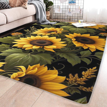 Butterfly Carpet Area Rug - Lovely Butterflies Printed Carpets for Kids Butterfly Theme Living Room Indoor Bedroom Decor Soft Polyester Yoga Mat 2'x3'