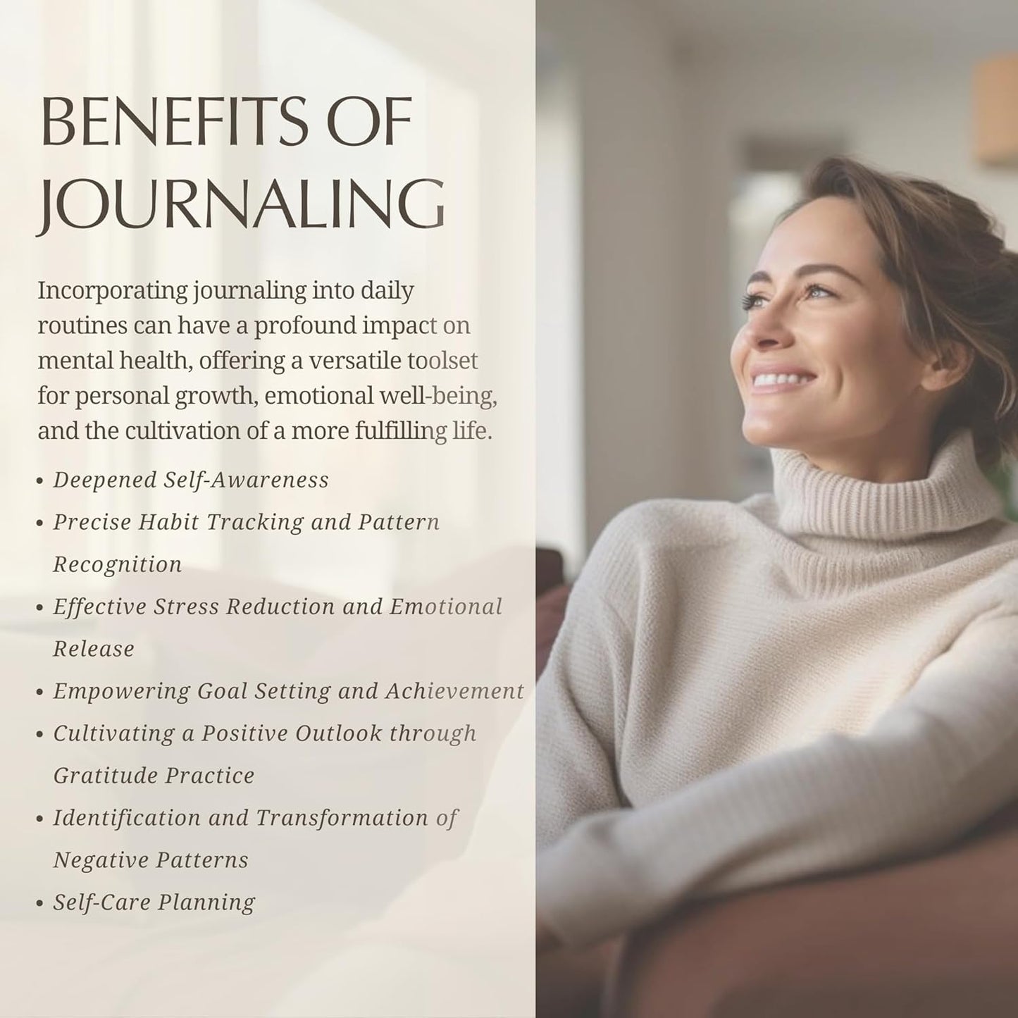 FINDING BALANCE Mental Health Journal – 6-Month Daily Journal with Prompts for Mindfulness, Self-Care & Healing – Anxiety & Depression Relief – Beige Spiral