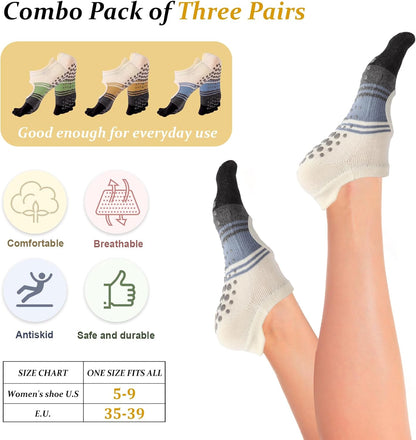 Pilates Socks with Grips for Women,Yoga Socks, Non-Slip Yoga Sock with Toe Separators, Pilates Non Slip Sock