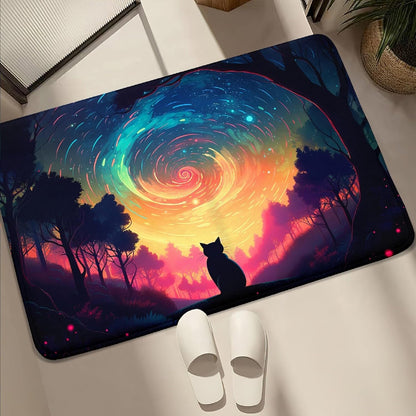 Black Girl Area Rug for Bedroom African American Rugs for Room Princess Carpet Kids Rugs for Bedroom African Girls Carpet for Living Room Teen Girls Yoga Mats, Pink, 4'×5'