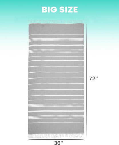 Turkish Beach Towels Vacation Essentials Yoga Blanket Pool Workout Towel Oversized Sand Free Quick Dry Lightweight Meditation Supplies Mat Cover Surf Boat River Float Accessories Gym Excise Stuff