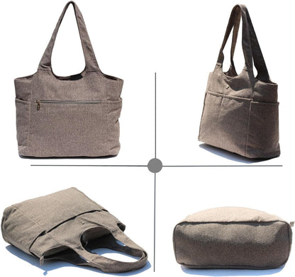 ESVAN Yoga Tote Bag Mat bag Women Shoulder Bags Carryall Tote for Travel Office Workout Gym Nurse Beach