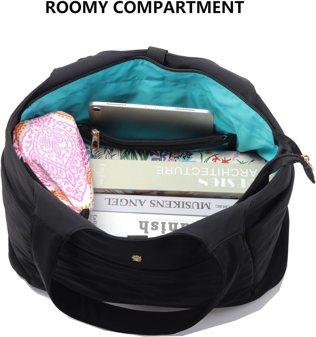 ESVAN Yoga Tote Bag Mat bag Women Shoulder Bags Carryall Tote for Travel Office Workout Gym Nurse Beach