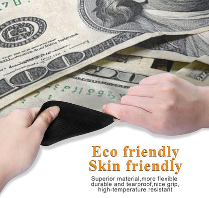 Dollar Cash Rich printed foldable yoga mat for travel For hot yoga, natural rubber non slip, with yoga mat storage tapete para ejercicio 71x26 inches