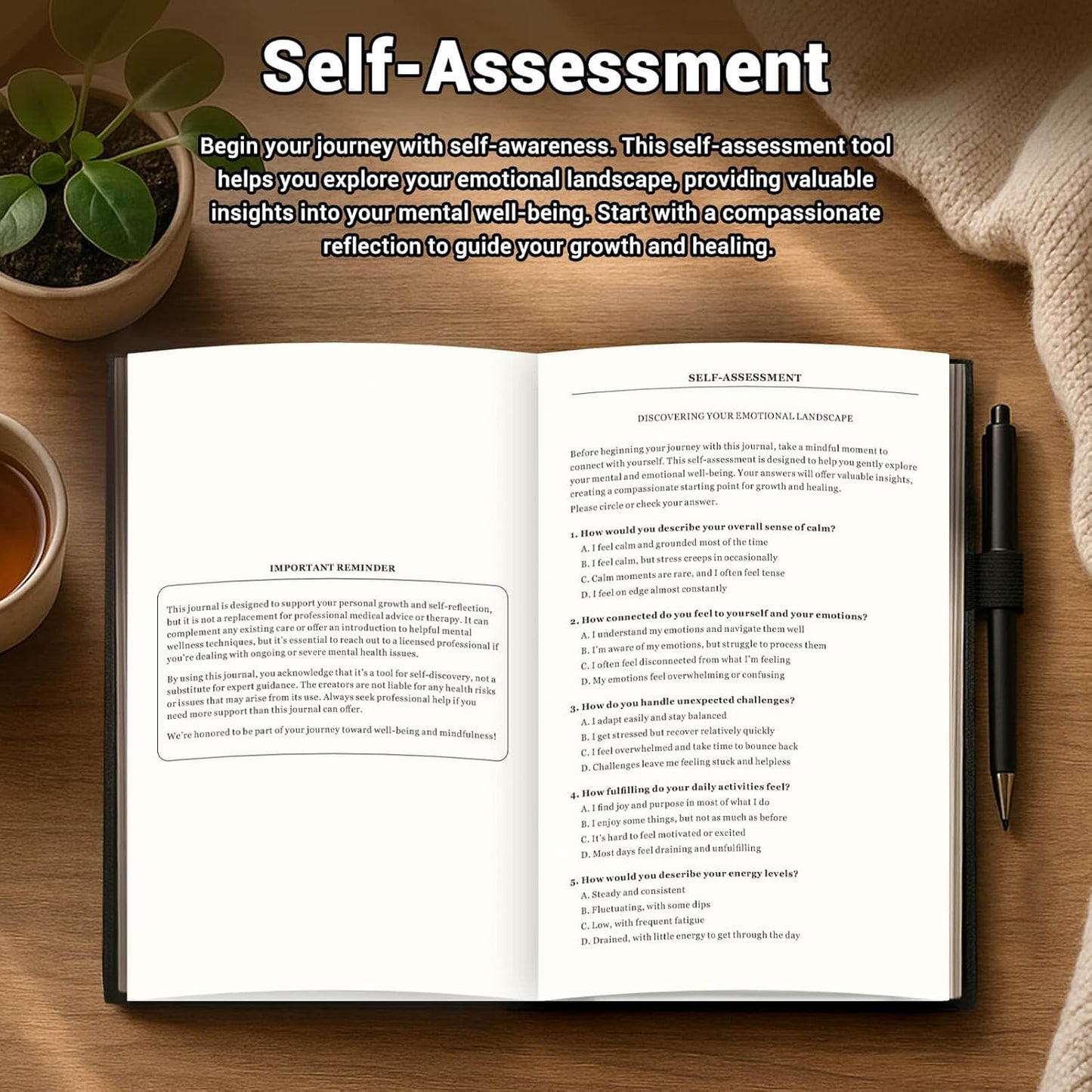 Guided Anxiety Journal for Women & Men – Cognitive Behavioral Therapy (CBT) Journal with Mindfulness Prompts, Anti-Anxiety Techniques, Overthinking & Brain Dump Journals – A Thoughtful Gift for Mental Health & Wellness