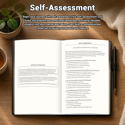 Guided Anxiety Journal for Women & Men – Cognitive Behavioral Therapy (CBT) Journal with Mindfulness Prompts, Anti-Anxiety Techniques, Overthinking & Brain Dump Journals – A Thoughtful Gift for Mental Health & Wellness
