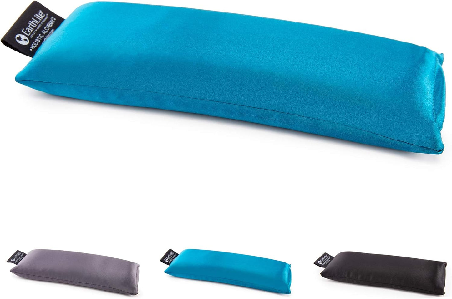 EARTHLITE Holistic Alchemy Aromatherapy Eye Pillow - 100% Silk Cover, Natural Herbs & Flax Seeds, Weighted, Cooling & Soothing