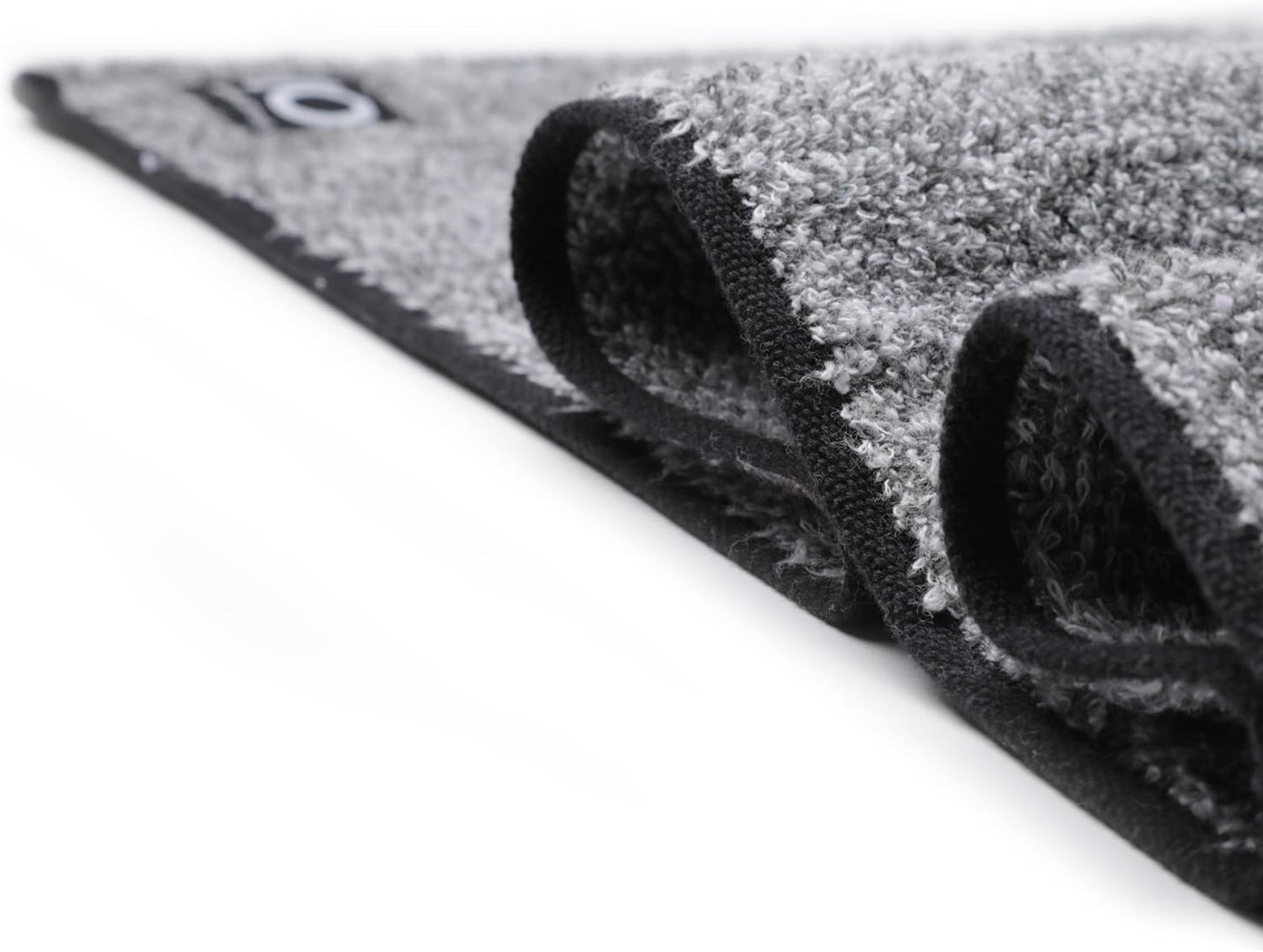 Facesoft Yoga Towel - Infused with Activated Charcoal to Detoxify and Sweat - Made with Eco-Friendly Aqua-Cotton Yarn - Biodegradable and Sustainable - All Ages