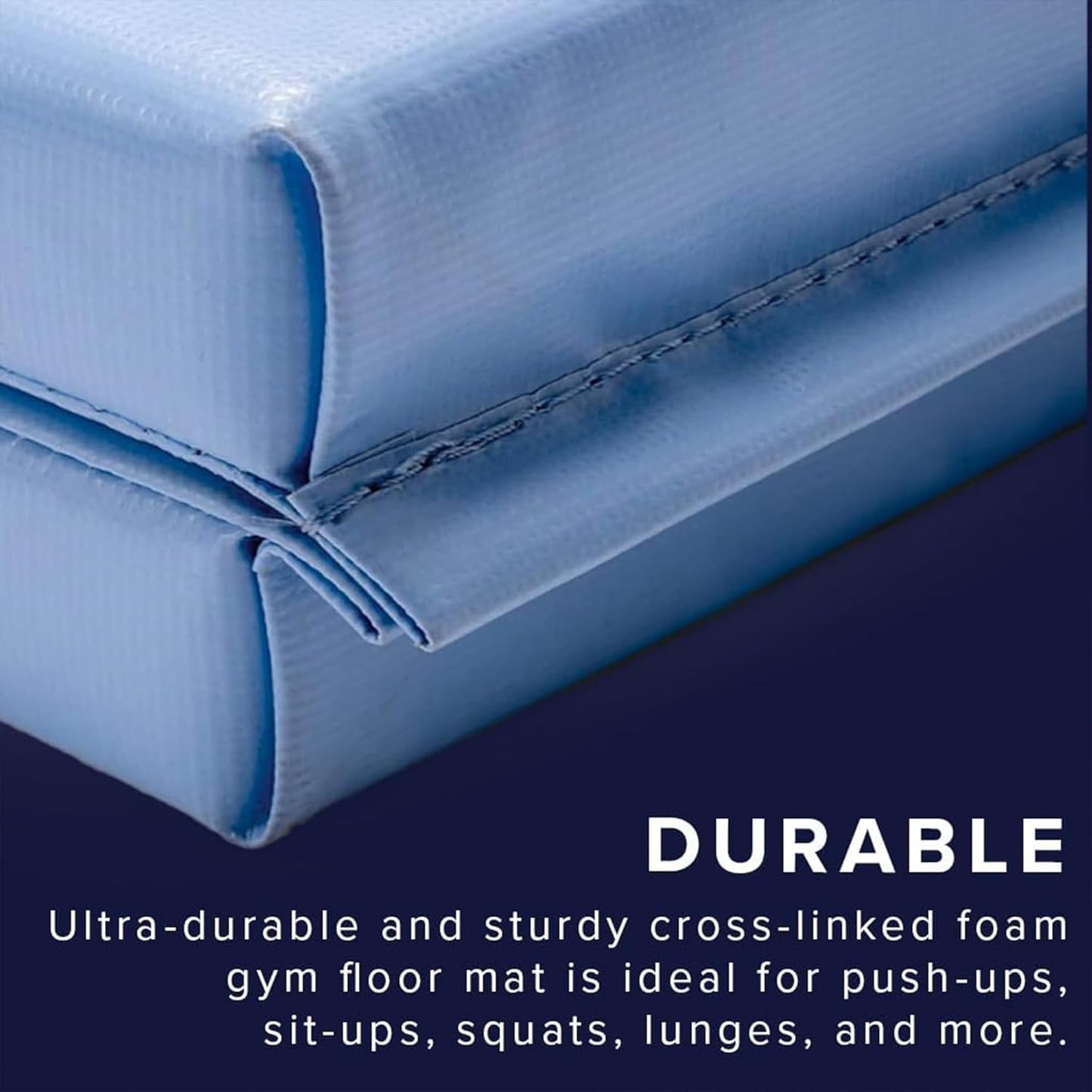 We Sell Mats Core Basic Personal Fitness & Exercise Mat - 2x6, 4x6, 4x8 - All Purpose Gym Mat for Home Workout, Yoga, Pilates, Stretches & Floor Exercises
