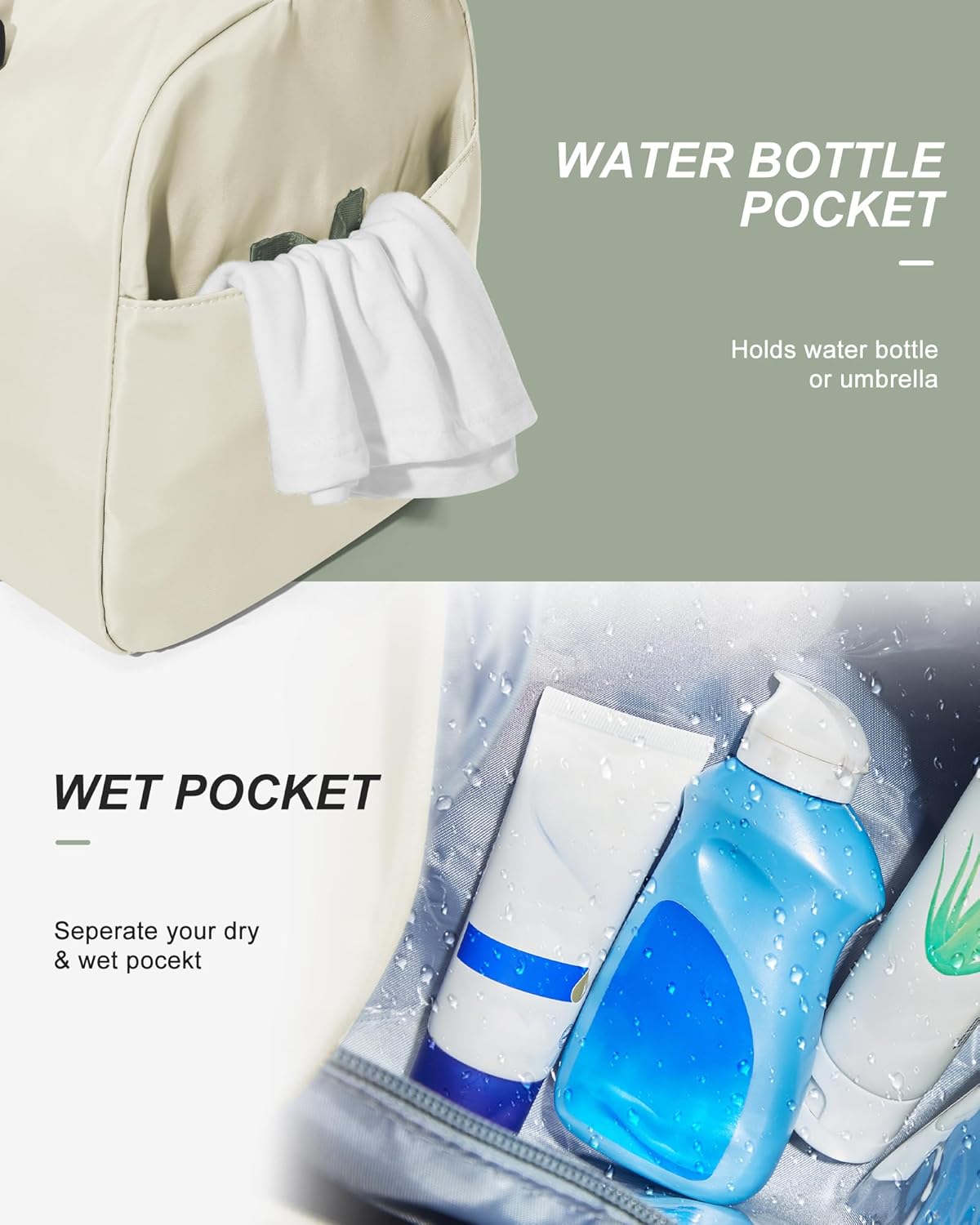 Gym Bag Womens Mens with Shoes Compartment and Wet Pocket Travel Duffel Bag for Women for Plane Sport Gym Tote Bags Swimming Yoga Waterproof Weekend Overnight Carry on Bag Hospital Holdalls - Colors B