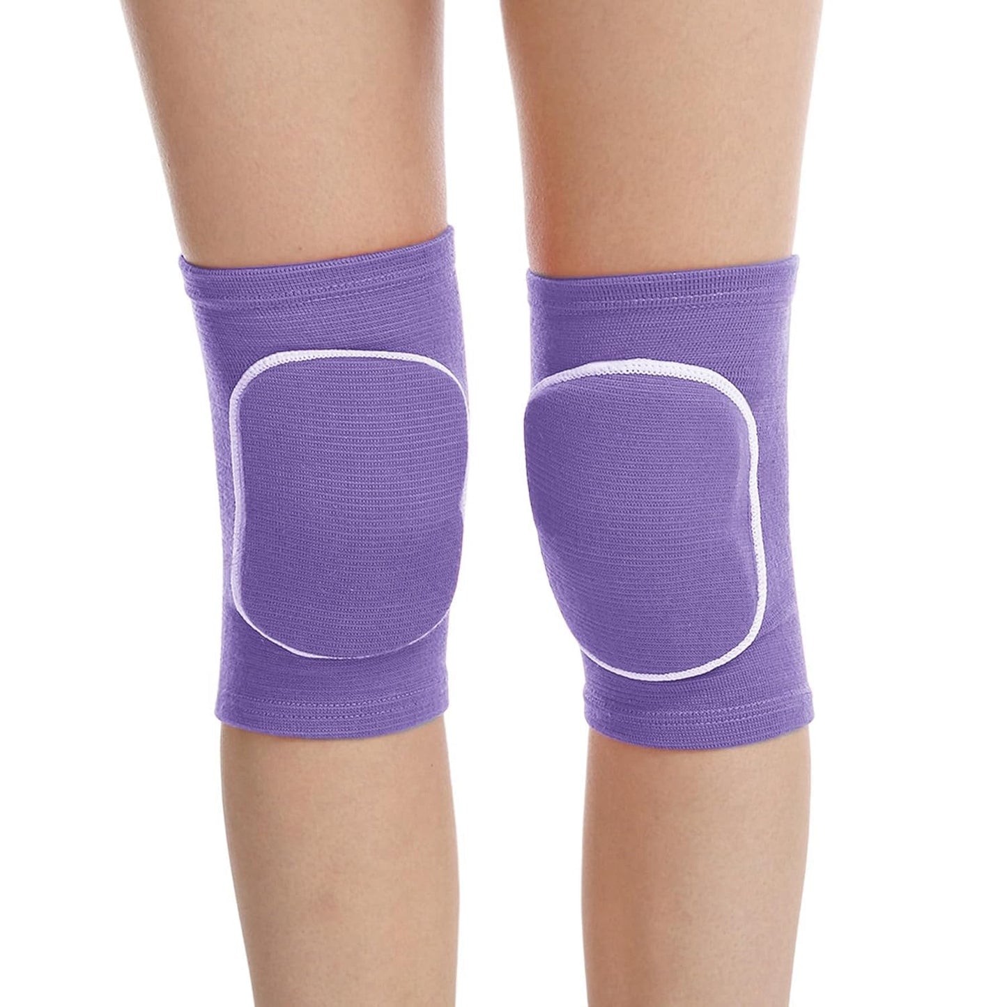 JUMISEE Kids Knee Pad, Anti-Slip Padded Sponge Knee Brace Breathable Flexible Elastic Knee Support for Football Volleyball Dance Skating Basketball Sports