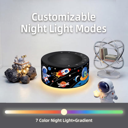 Kipcush Automatic Tibetan Meditation Bowl Sound Machine - 7 Himalayan Tones + 7 Color Night Light - Timer & Touch Control - No Manual Striking for Yoga, Chakra Healing, Stress Relief - Plug In