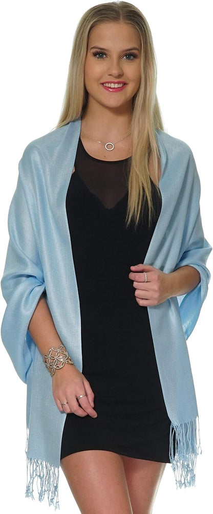 Pashmina Shawls and Wraps for Evening Dresses, Large Soft Pashminas Wedding Shawl