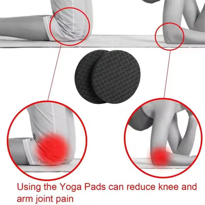 2-piece set yoga knee pads and exercise mats - super thick anti slip support for thick boards, gardening, push ups, knees, Pilates, and floor exercises - knees, elbows, wrists