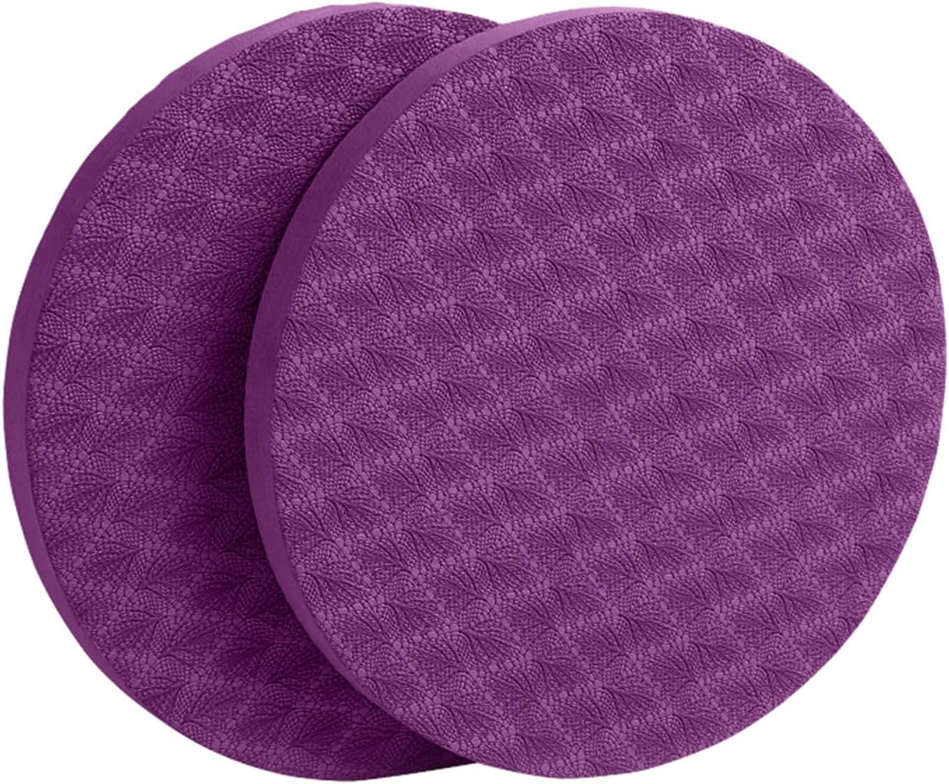 2-Pack TPE Yoga Knee Pads & Exercise Mat - Extra Thick Non-Slip Support for Plank, Push-Up, Kneeling, Pilates & Floor Workouts - Full Body Protection for Knees, Elbows, Wrists - Ideal Yoga Essentials for Women & Men