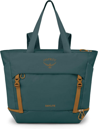 Osprey Daylite Large Tote Weekend Pack - Shoulder or Backpack Carry with Laptop Sleeve & Shoe Compartment, Torrent Blue