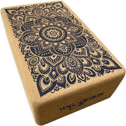YOGA DESIGN LAB | The Cork Block | Eco Friendly Luxury | Superior Grip and Strength | Natural
