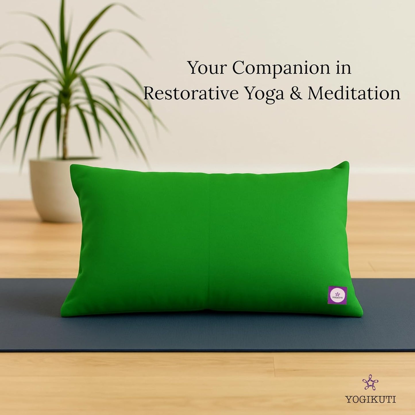 Yoga Pillow, Cotton Pillow for Meditation Practices, Versatile Meditation Bolster, Comfortable Floor & Kneeling Pillow, Iyengar Yoga Pillow - Comfort for Every Practice
