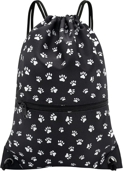 HOLYLUCK Drawstring Backpack Bag Sport Gym Sackpack - Colors B