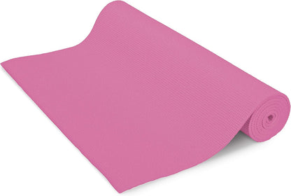 Bean Products Yoga Mat for Exercise - Non Slip Thick Comfortable Workout Floor Mat for Adults and Kids - Eco Friendly Foldable Yoga Mat for Yoga, Pilates, Gym and Stretching