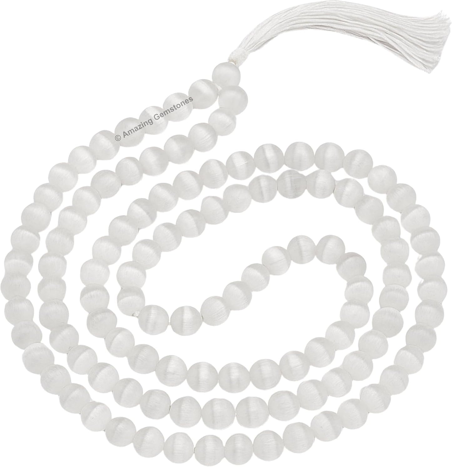 Amazing Gemstone 108 Beads Handmade Mala (Knotted, Rudraksha) - Colors B