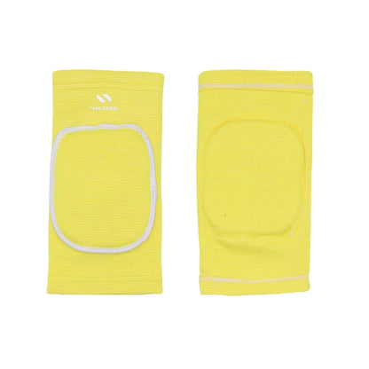 Men Women Protective Knee Pads, Anti-Slip Padded Sponge Knee Brace Knee Support for Football Volleyball Dance Skating Basketball Sports (Medium,Nude)