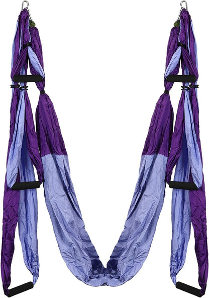 Aerial Yoga Hammock 250x150cm/98.43x59in Parachute Fabric Swing for Inversion Fitness