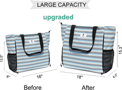 ESVAN Yoga Mat Bag Yoga Tote Carrier Shoulder Bag Carryall Tote for Office,Yoga,Pilates,Travel,Beach and Gym