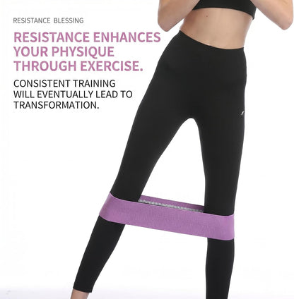 Premium Non-Slip Fabric Resistance Bands -