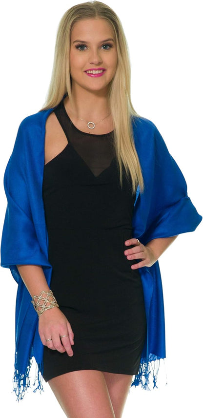 Pashmina Shawls and Wraps for Evening Dresses, Large Soft Pashminas Wedding Shawl