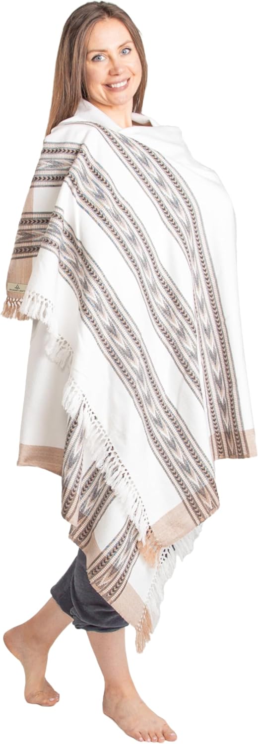 Meditation Shawl – Unisex Prayer Wrap, Large Scarf & Yoga Blanket – Soft, Lightweight & Multipurpose