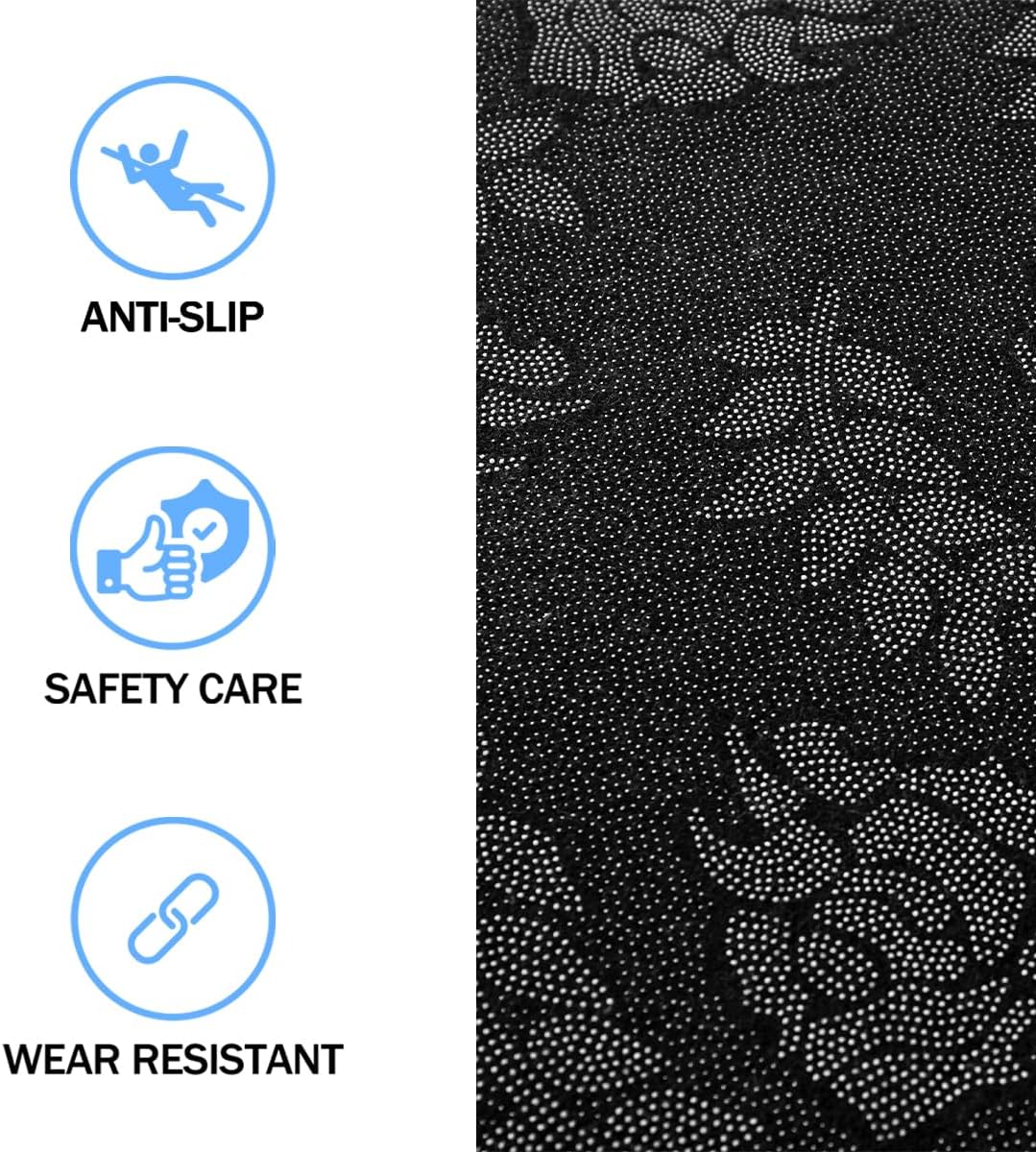 Feelyou Floral Rose Indoor Floor Mat Set,Romantic Blue Rose Rugs for Living Room Bedroom Area Rug 3x5,Boys Girls,Botanical Flower Rose Accent Rug Doormats Floor Mat for All Season