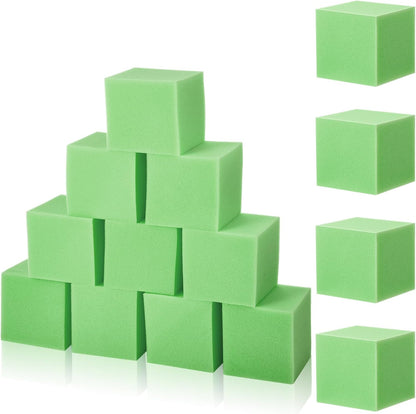 Treela Foam Pit Blocks, Foam Gym Cubes, 4 x 4 x 4 in Protective Trampoline Padding for Gymnastics, Parkour Courses, Trampoline Arenas, BMX