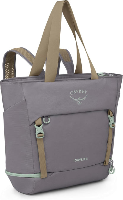 Osprey Daylite Large Tote Weekend Pack - Shoulder or Backpack Carry with Laptop Sleeve & Shoe Compartment, Torrent Blue