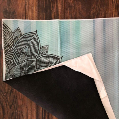 Hot Yoga Towel,Non-Slip Yoga Mat Cover,Eco-Friendly,Exclusive Pockets Cover Each Corner of The mat,Microfiber Yoga Towel,Ideal for Bikram, Hot Yoga, Pilates,or Sweaty Practice (Cosmic)