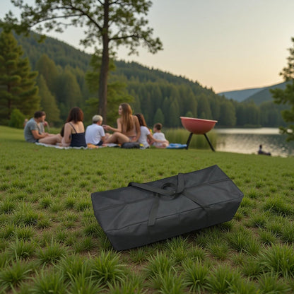Heavy Duty Water-Resistant Duffle Organizer Bag - XL Storage for Hammock Cover, Grill Tools,Flash Light Stand, Canopy Tent & Folding Chairs with MOLLE Straps (33''(L) x5.9''(W) x5.9''(H))