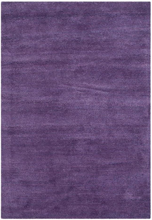 SAFAVIEH Himalaya Collection 6' Round Black HIM610C Handmade Premium Wool Area Rug