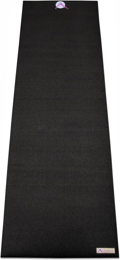 AURORAE Classic/Printed Extra Thick and Long Yoga Mat. Slip Free Rosin included