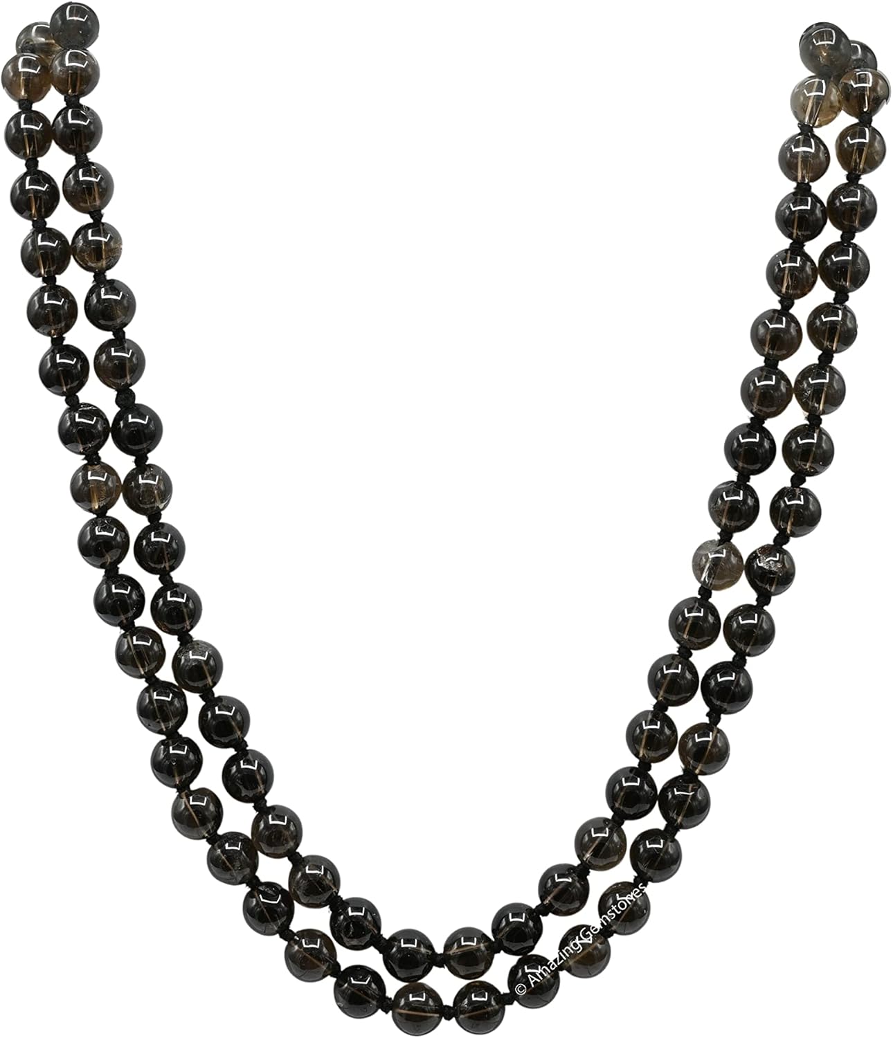 Amazing Gemstone 108 Beads Handmade Mala (Knotted, Rudraksha) - Colors B