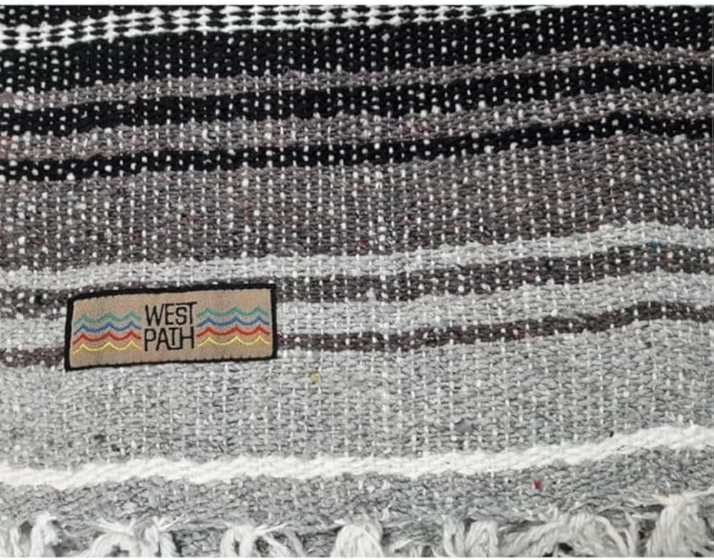 Open Road Goods Bulk Falsa Blankets - Handwoven Authentic Mexican Falsa - Great for Weddings, Yoga, Beach, Picnics, or Mexican Throw! (Tan, 7 Pack)