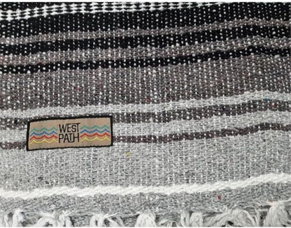 Open Road Goods Bulk Falsa Blankets - Handwoven Authentic Mexican Falsa - Great for Weddings, Yoga, Beach, Picnics, or Mexican Throw! (Tan, 7 Pack)